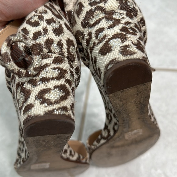 J.Crew Laila Leopard Wedges - Size 9 - EUC - Comfy! - Picture 10 of 17